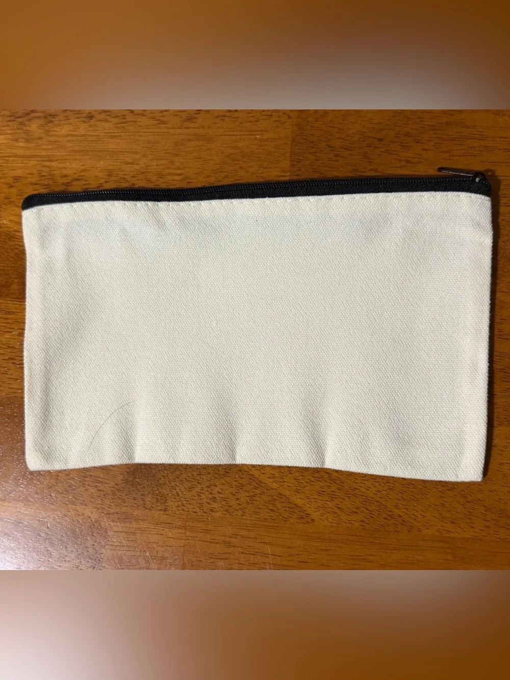 Makeup/pencil bag with Chickup Truck logo - MADE TO ORDER Cotton - NWT - 🩵🛻🐥🩵